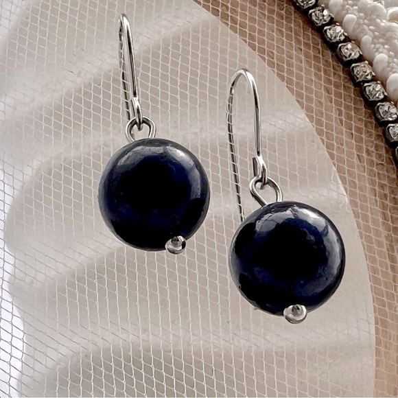 LAPIS Stainless Steel Drop Earrings - Picture 5 of 12